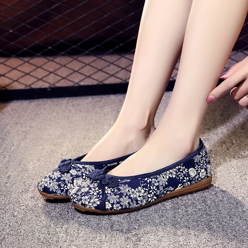 Flats Embroidered Textile