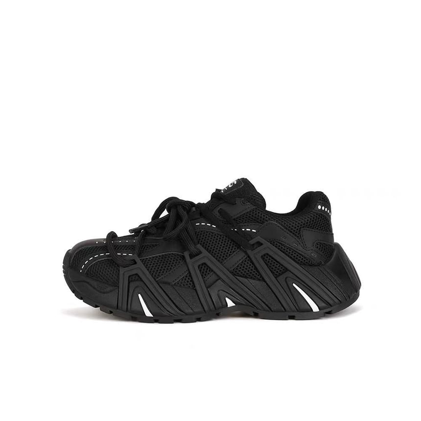 Sneakers Platform Lace-Up