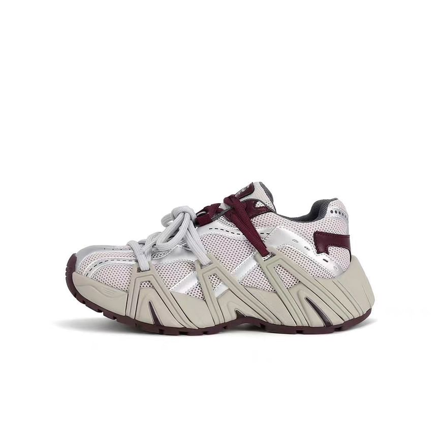 Sneakers Platform Lace-Up