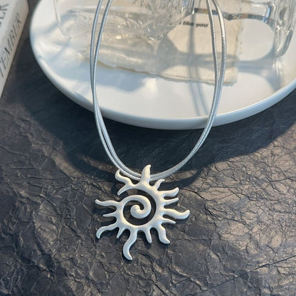 Sun Pendant Necklace