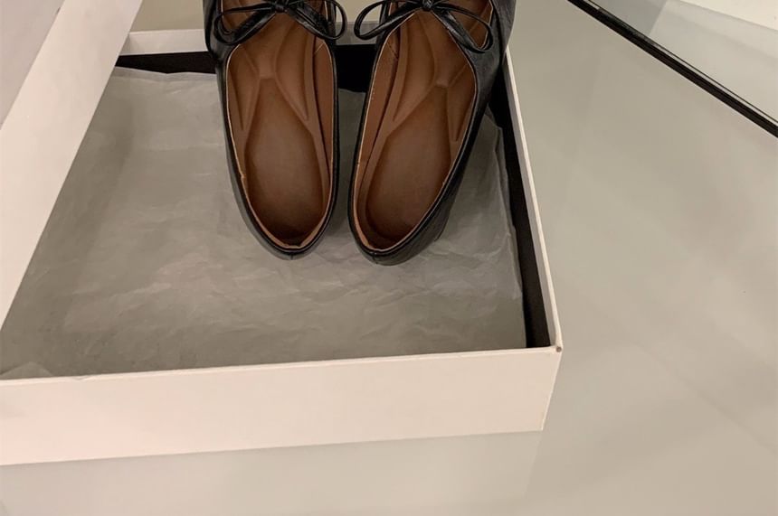 Block Square Toe Heel Mary Pumps Bow Jane