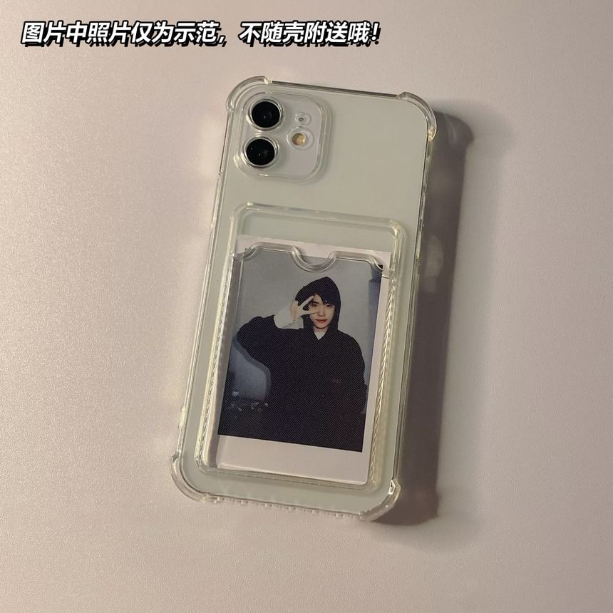 Transparent Card Holder Phone Case