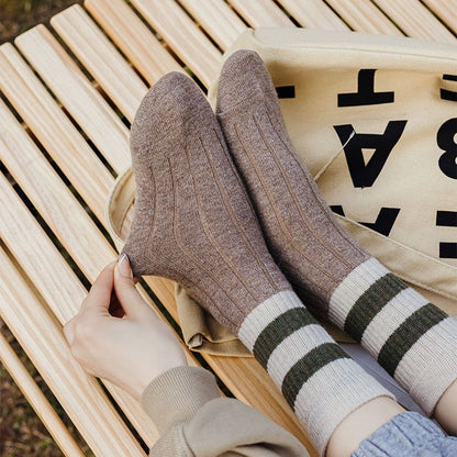 Striped Crew Socks