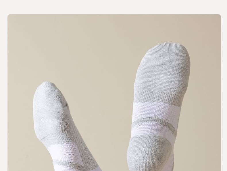 Two Tone Yoga Short Socks Set