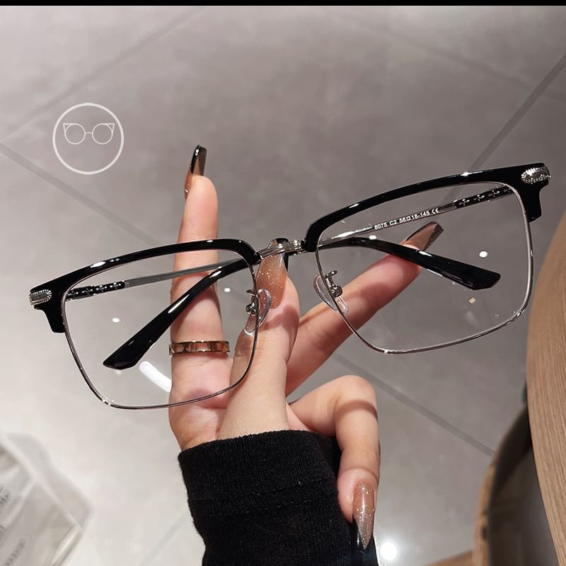 Eyeglasses Square Frame Metal