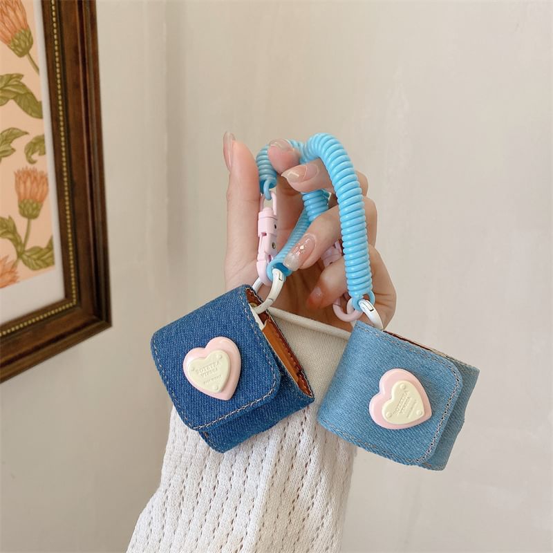 Heart Denim AirPods / Pro Earphone Case Skin