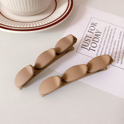 Set of 2: Plain Matte Hair Clip