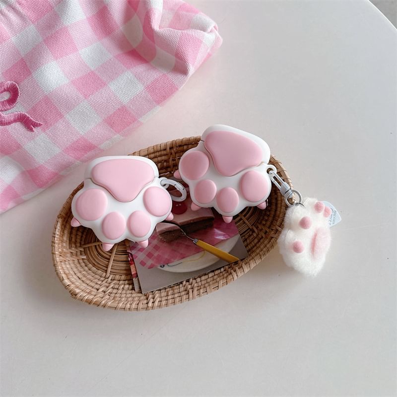 Cat Paw AirPods / Pro Earphone Case Skin / Charm / Set