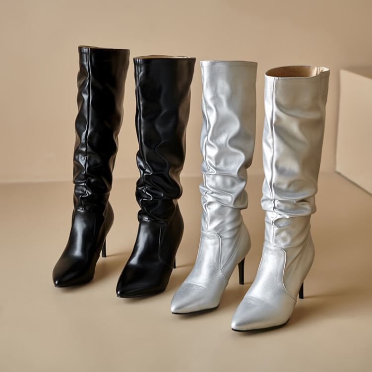 Heel Tall Stiletto Boots
