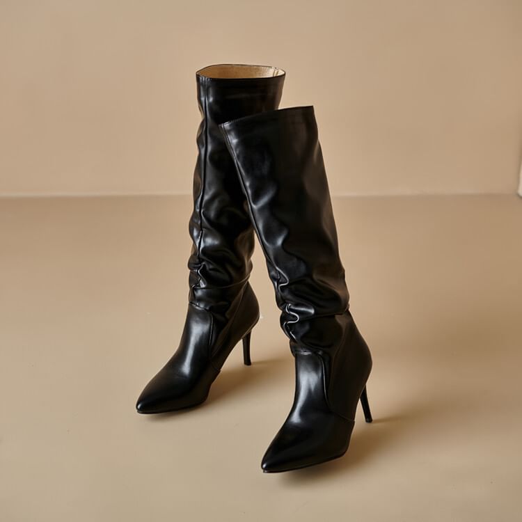 Heel Tall Stiletto Boots