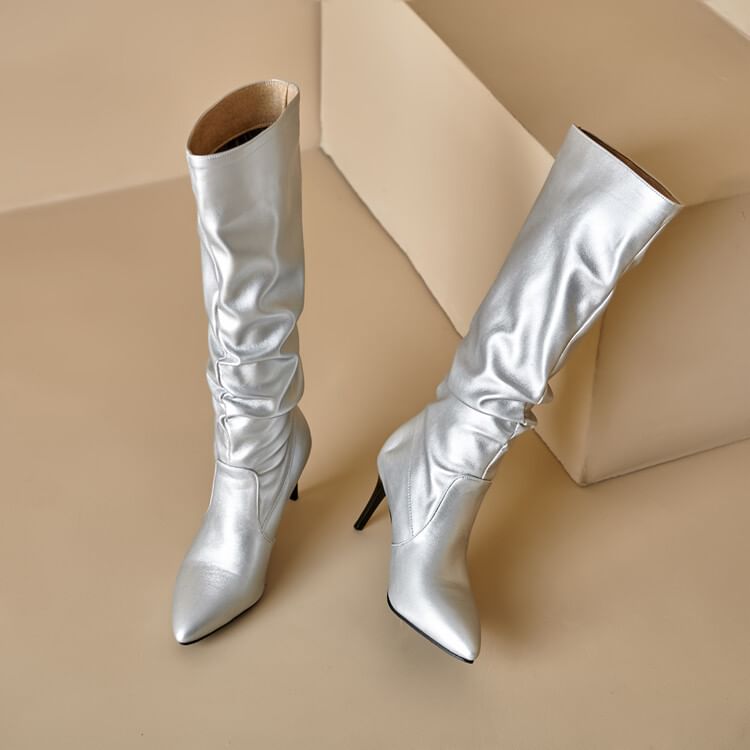 Heel Tall Stiletto Boots