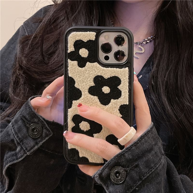 Floral Fabric Phone Case
