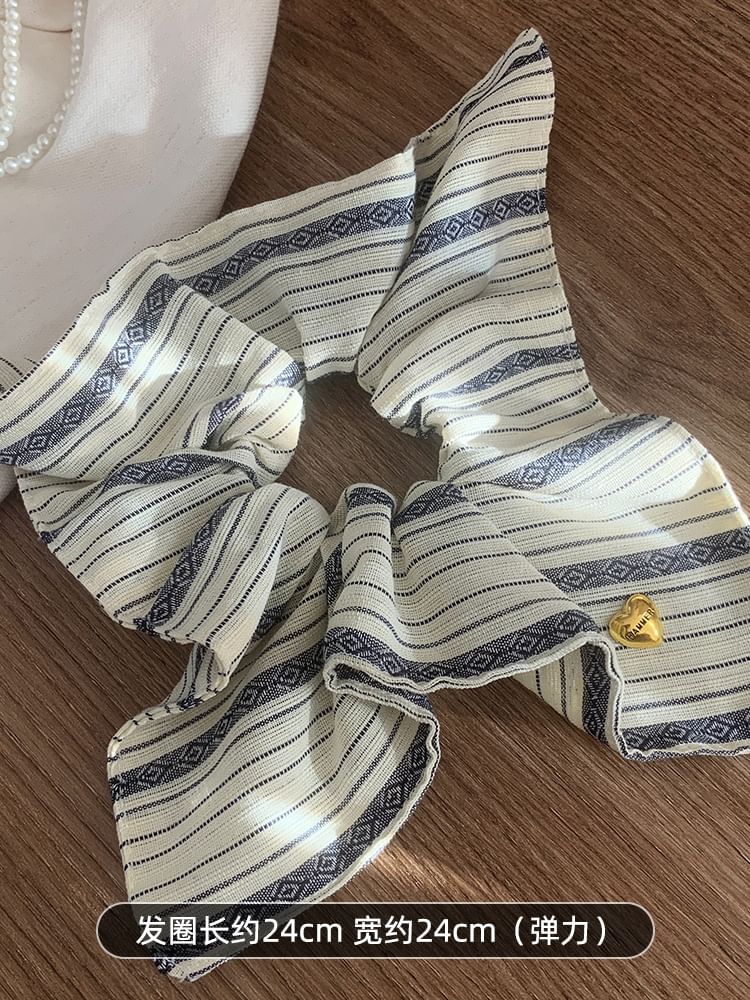 Striped Scrunchie