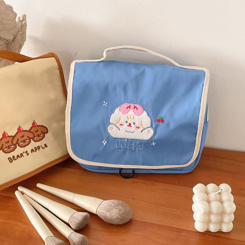 Animal Applique Toiletry Bag / Markup Bag (Various Designs)