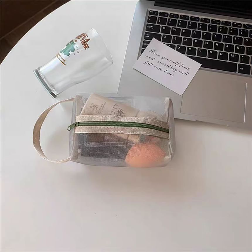 Mesh Makeup Bag / Pencil Case (Various Designs)