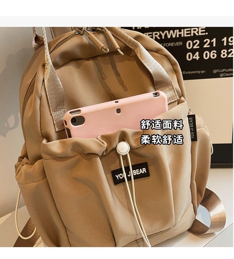 Plain Lettering Sling Bag