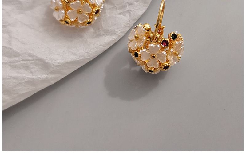 Flower Drop Earring