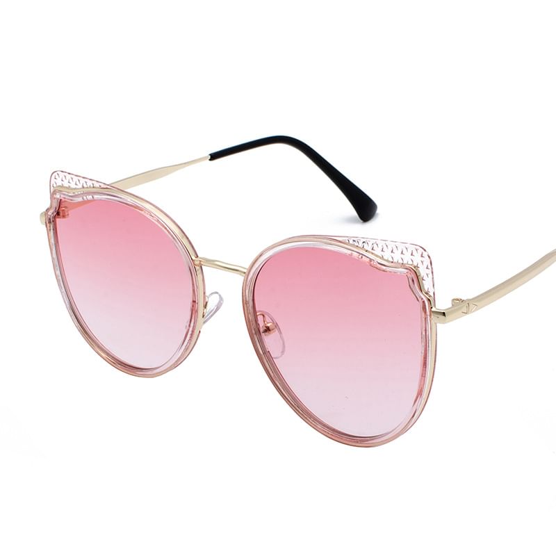Frame Eye Metal Cat Sunglasses