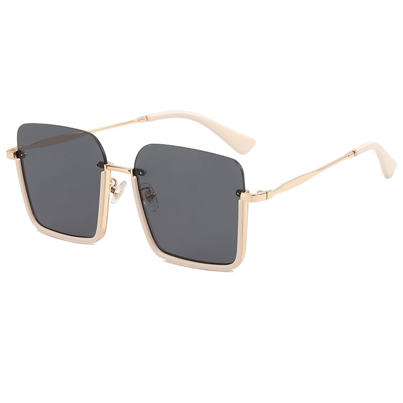 Sunglasses Half Frame Square