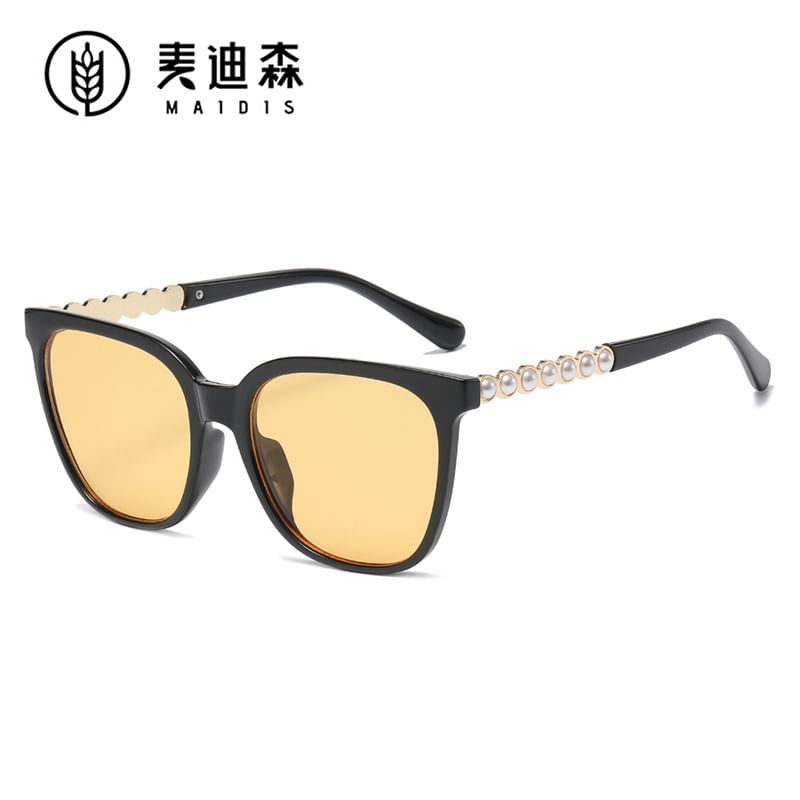 Square Pearl Faux Sunglasses