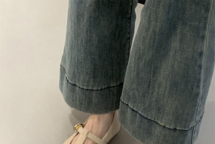 T-Strap Flats Plain