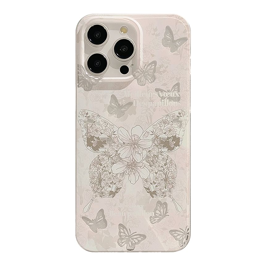 Case Butterfly Phone Floral