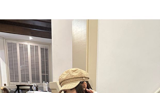 Long Sleeve Pearl Button Tweed Blazer