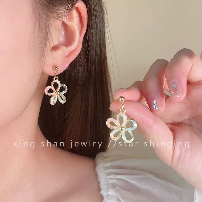 Drop Flower Earring