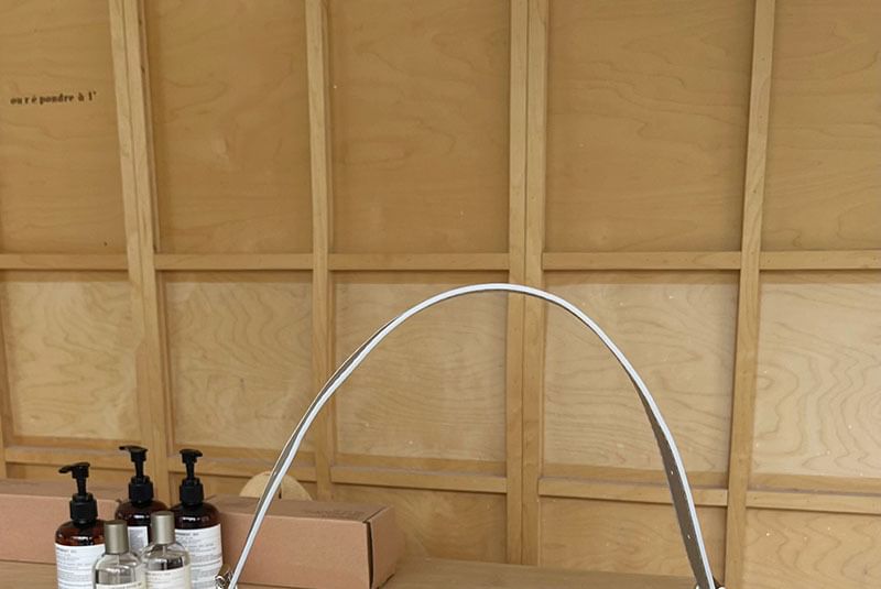 Shoulder Faux Crescent Bag Leather