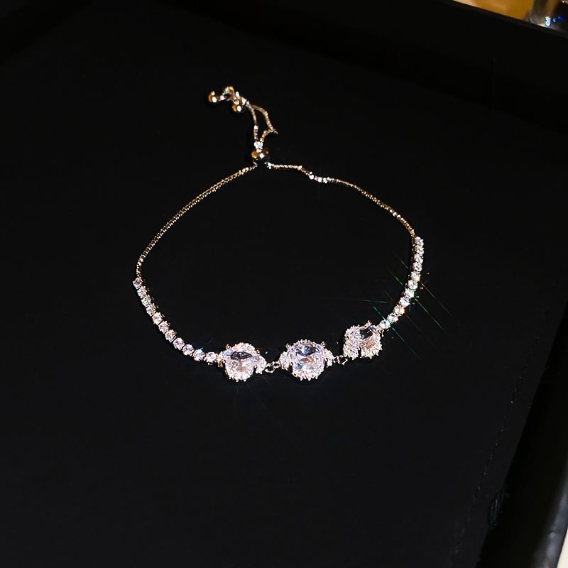 Floral Bracelet CZ