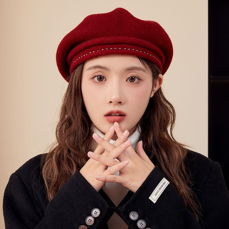 Beret Studded Hat