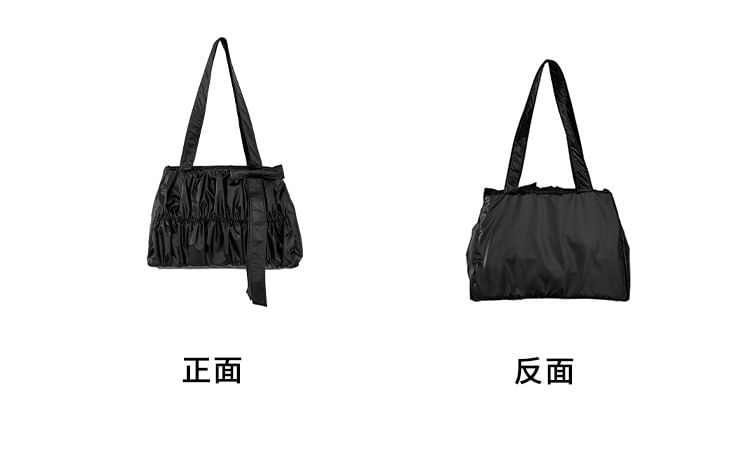 Bag Ruched Tote Bow