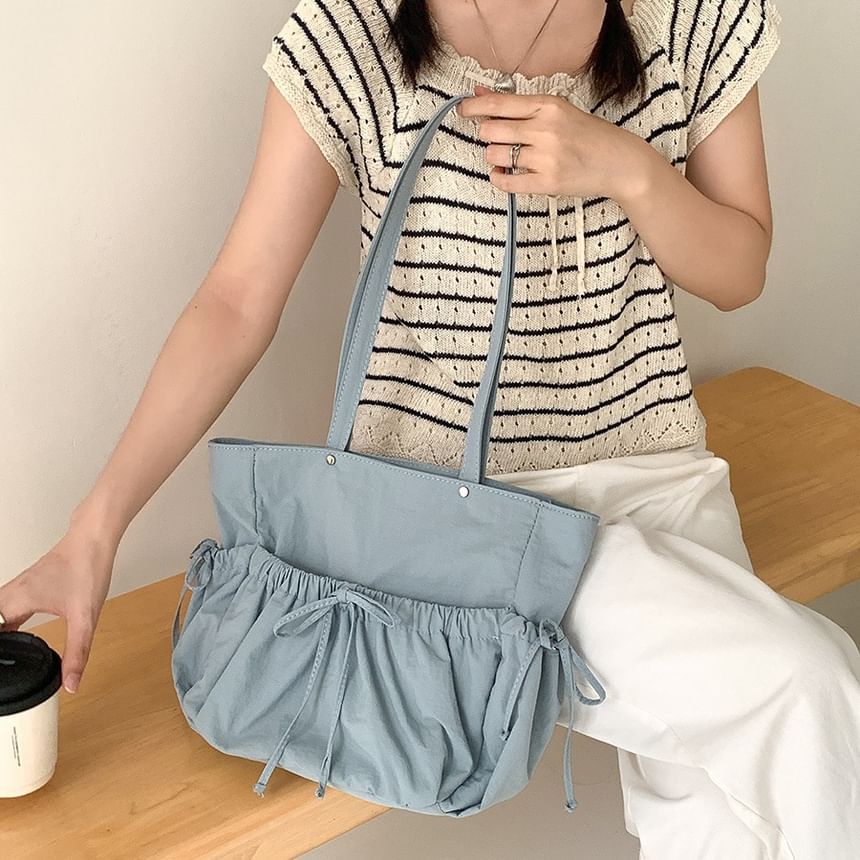 Tote Bow Multi-Pocket Bag