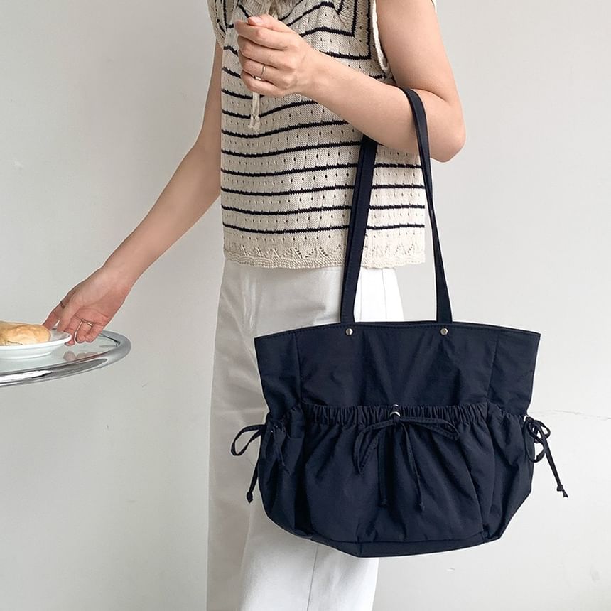 Tote Bow Multi-Pocket Bag
