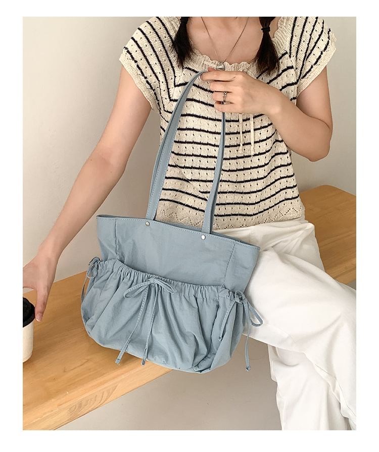 Tote Bow Multi-Pocket Bag