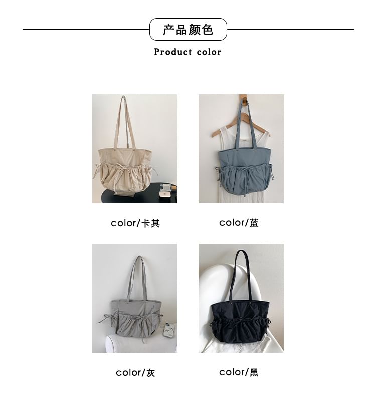 Tote Bow Multi-Pocket Bag