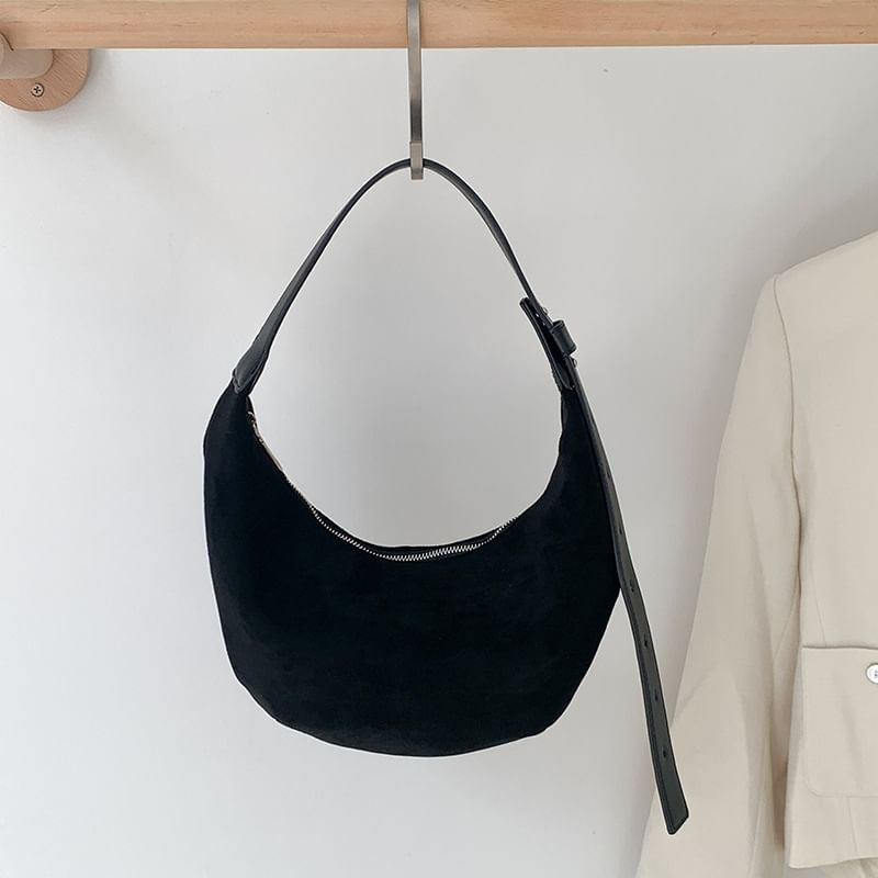 Suede Shoulder Bag Faux