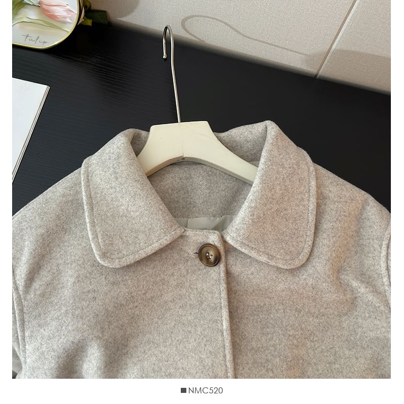 Collared Woolen Jacket