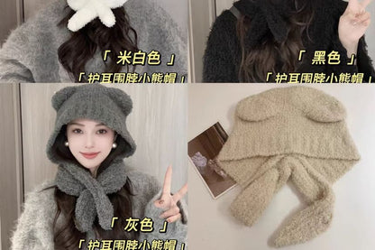 Bear Ear Knit Balaclava