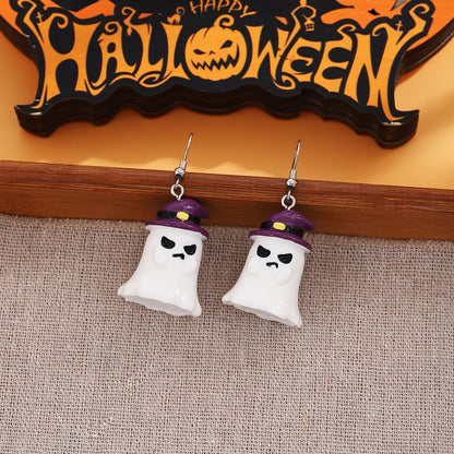 Halloween Resin Drop Earring