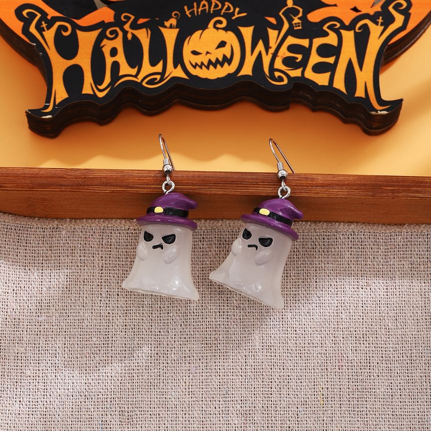 Halloween Resin Drop Earring