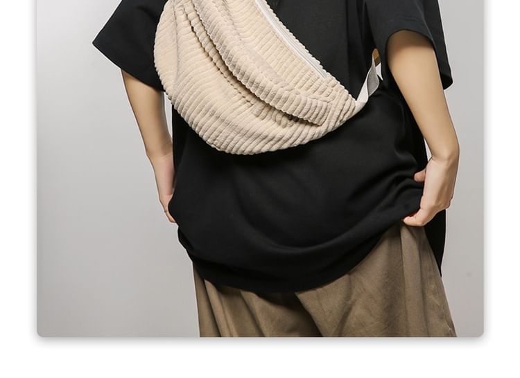 Corduroy Bag Belt Plain