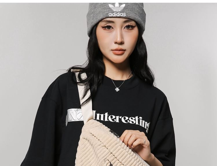 Corduroy Bag Belt Plain