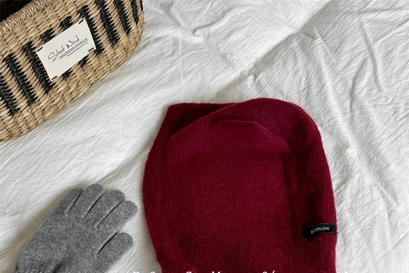 Bonnet Hat Knit Cat Ear