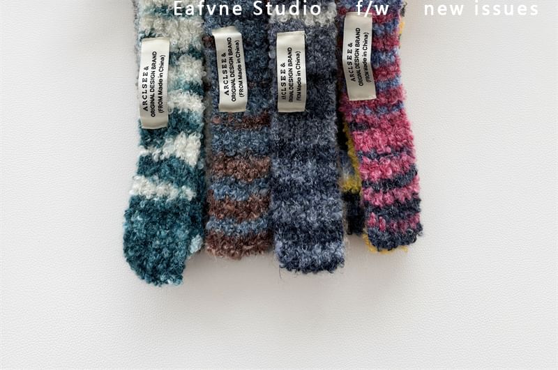 Gradient Knit Skinny Scarf