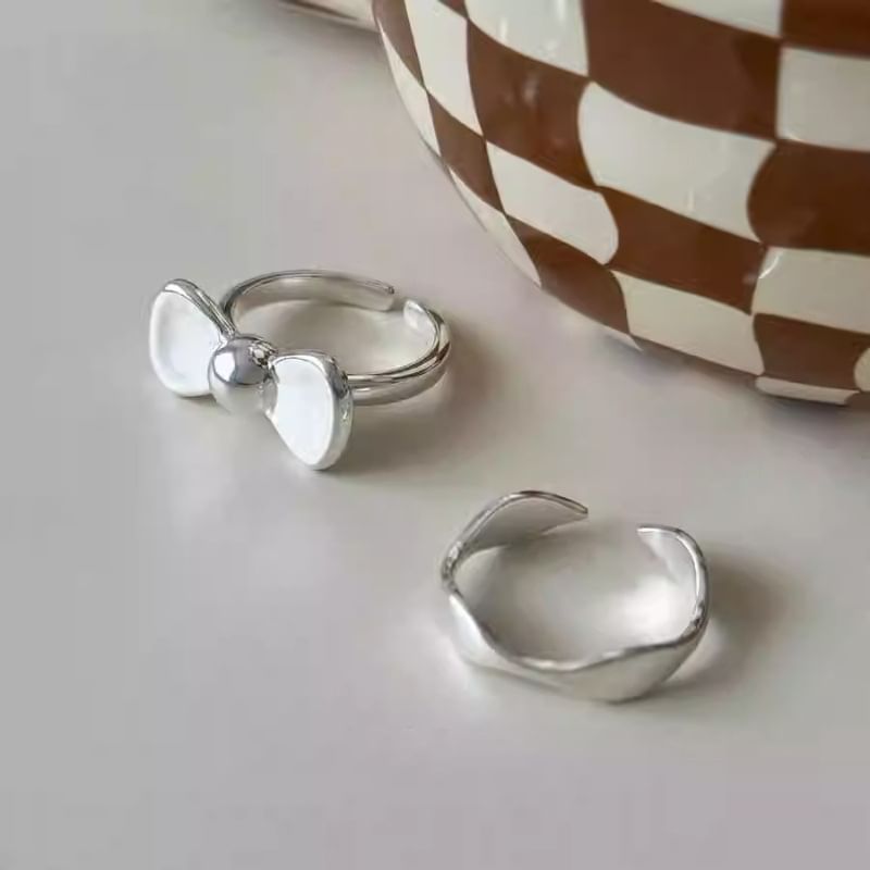 Silver Tone Open Ring