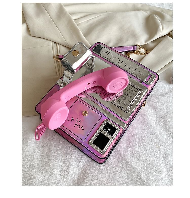 Telephone Shaped Crossbody Bag