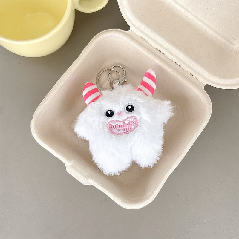 Phone Lanyard Plush Monster On Clip