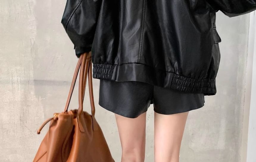 Leather Boots Platform Tall Genuine Zip-Up Plain