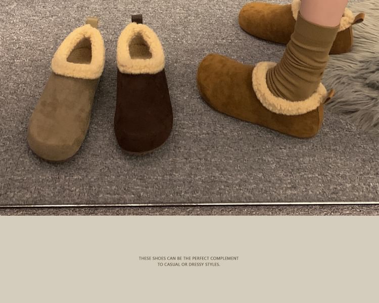 Fleece Lined Ankle Snow Boots